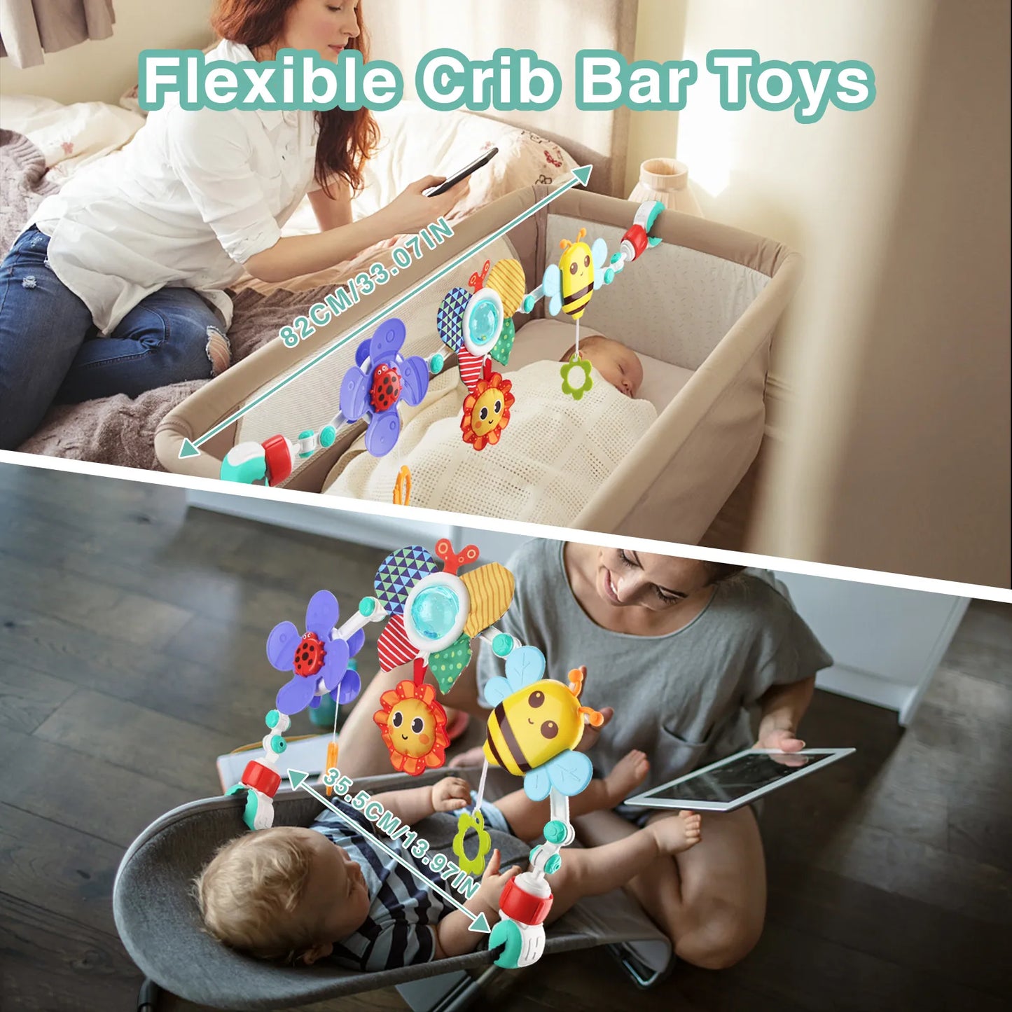 Baby Stroller Arch Activity Toy for Sensory Development