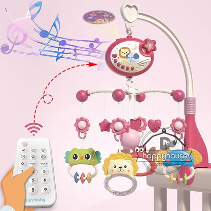 Baby Crib Mobile with Music, Lights & Projection