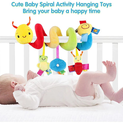 Musical Spiral Hanging Rattle Toy for Baby