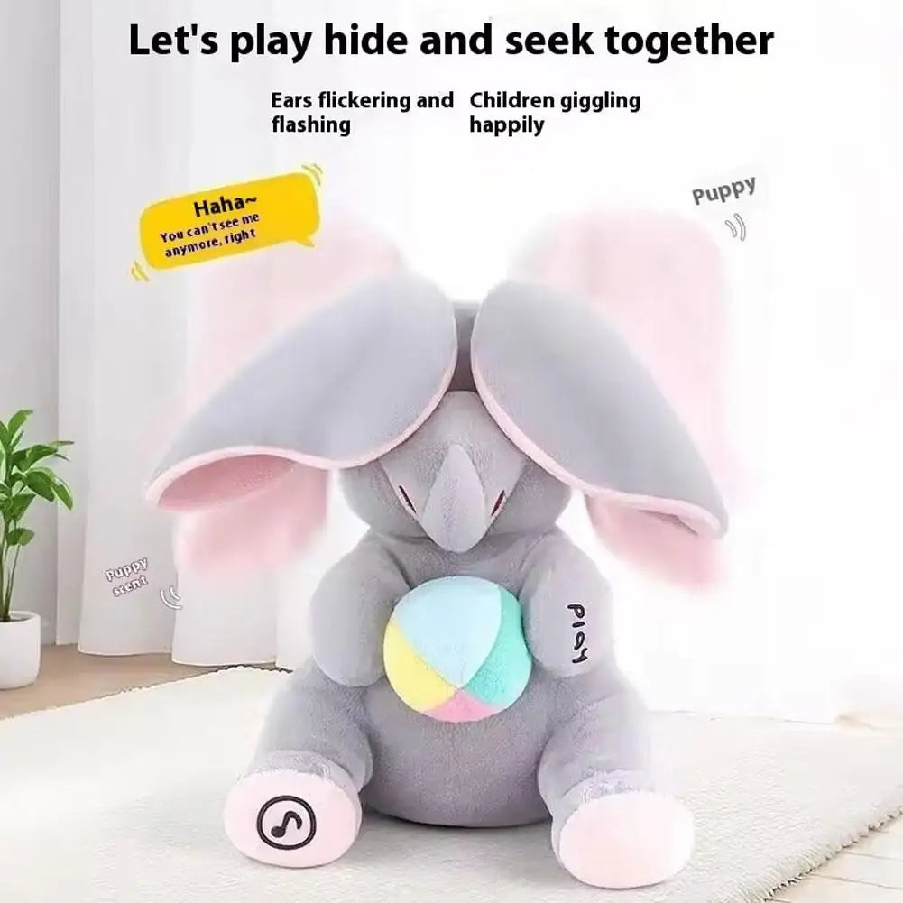 Hide & Seek Elephant Plush Toy with Songs
