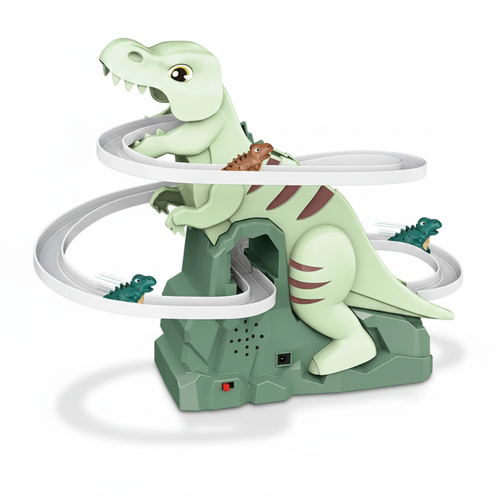 Electric Dinosaur Climbing Slide Toy with Music