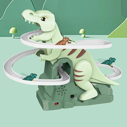 Electric Dinosaur Climbing Slide Toy with Music