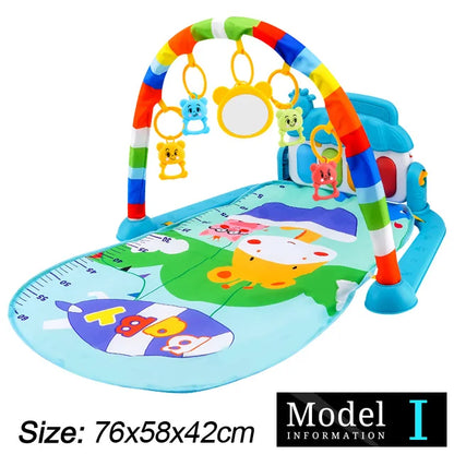 Baby Play Gym Mat with Piano & Music