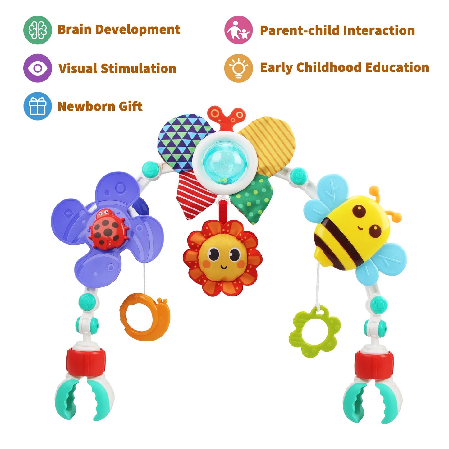 Baby Stroller Arch Activity Toy for Sensory Development