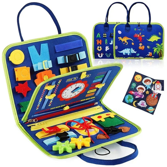 Montessori Felt Quiet Book Busy Board for Kids