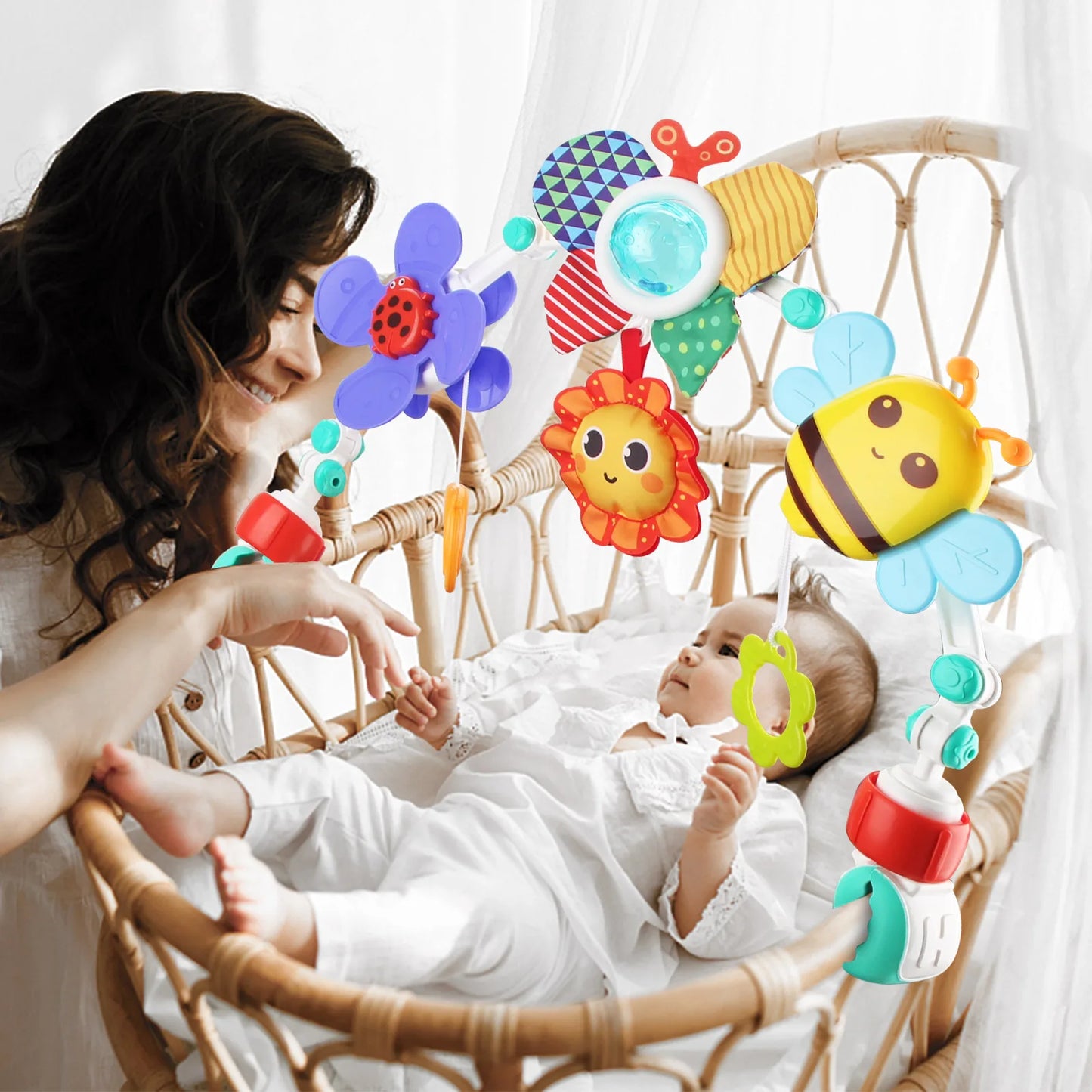 Baby Stroller Arch Activity Toy for Sensory Development