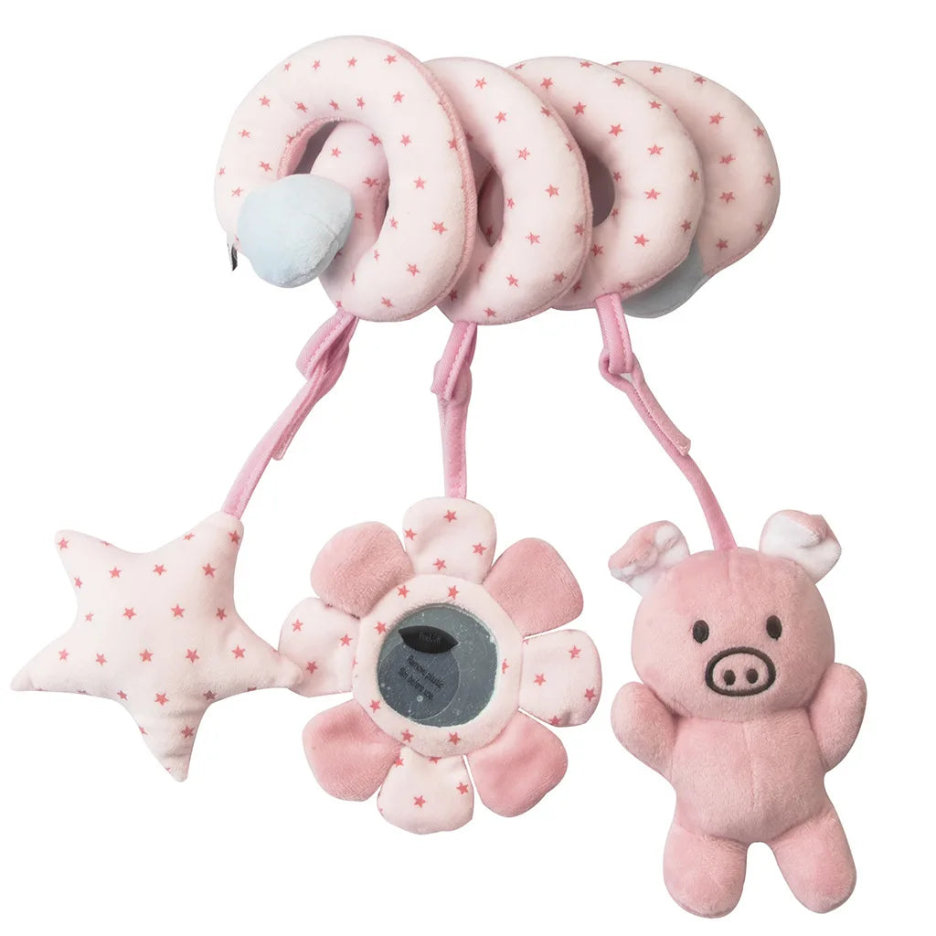 Baby Spiral Activity Bar with Mirror & Rattles