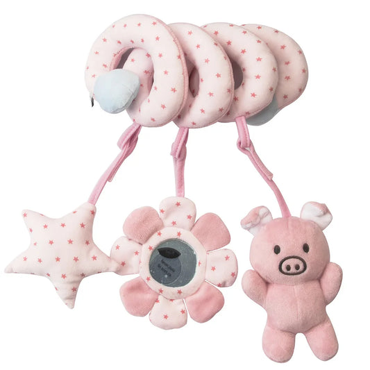 Baby Spiral Activity Bar with Mirror & Rattles
