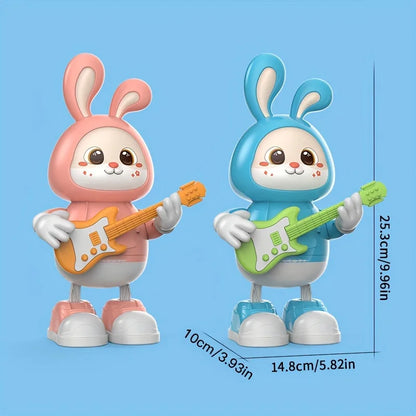 Dancing Bunny Guitarist Toy with Music & Lights