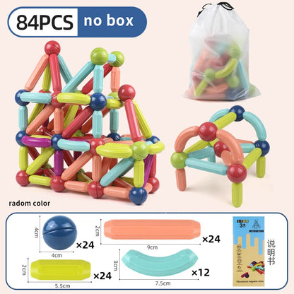 Magnetic Stick & Rod Building Blocks Set