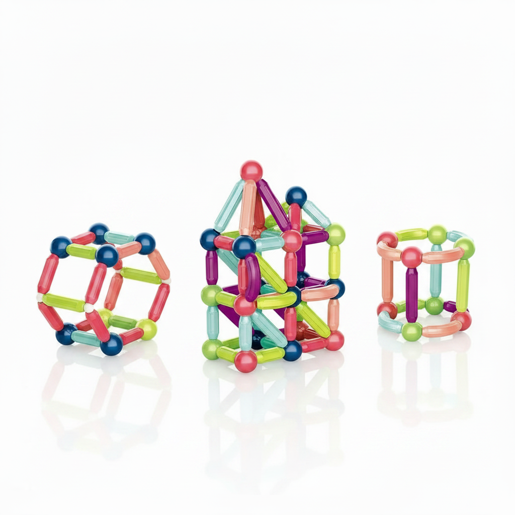 Magnetic Stick & Rod Building Blocks Set