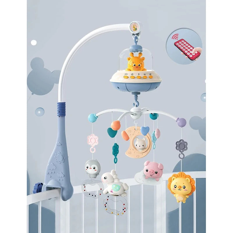 Baby Crib Mobile with Music, Lights & Projection