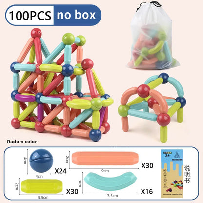 Magnetic Stick & Rod Building Blocks Set
