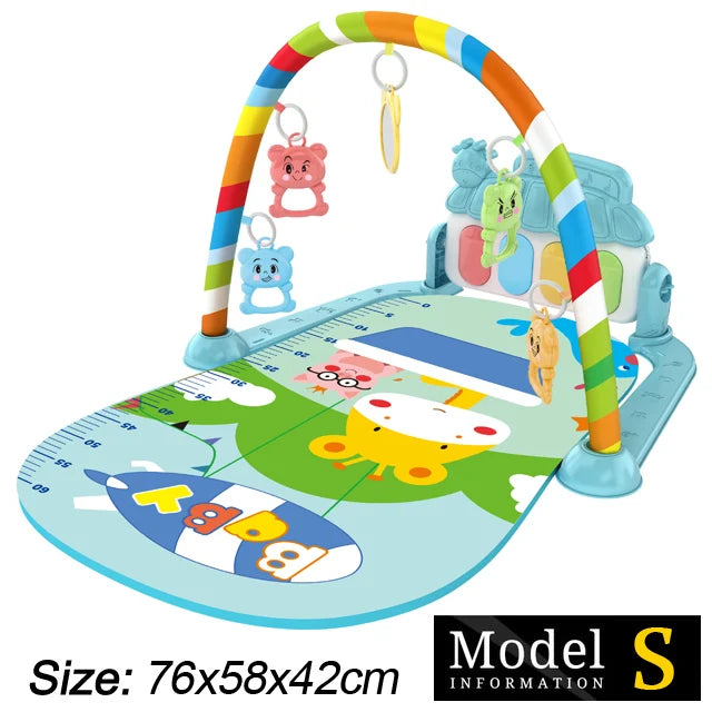 Baby Play Gym Mat with Piano & Music