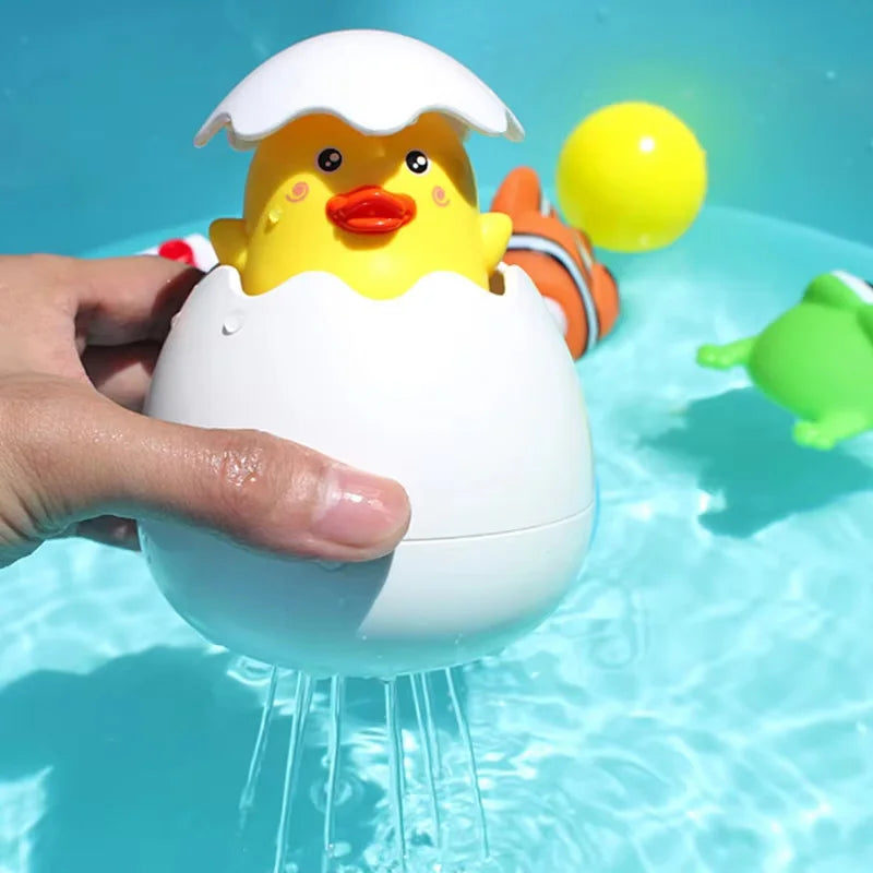Duck & Penguin Water Spray Bath Toy Set