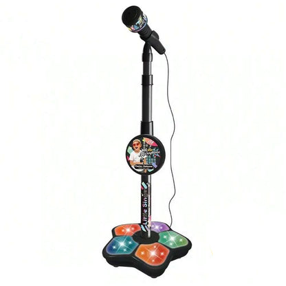 Kids Karaoke Microphone Stand Toy Set