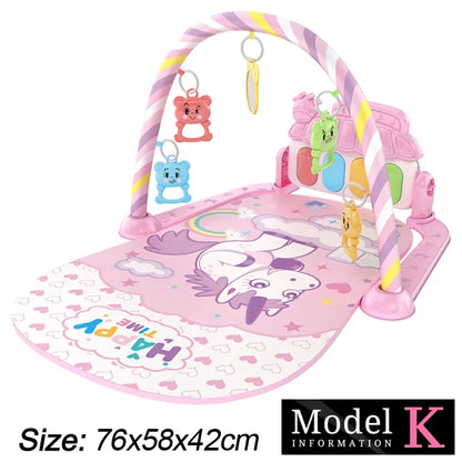 Baby Play Gym Mat with Piano & Music