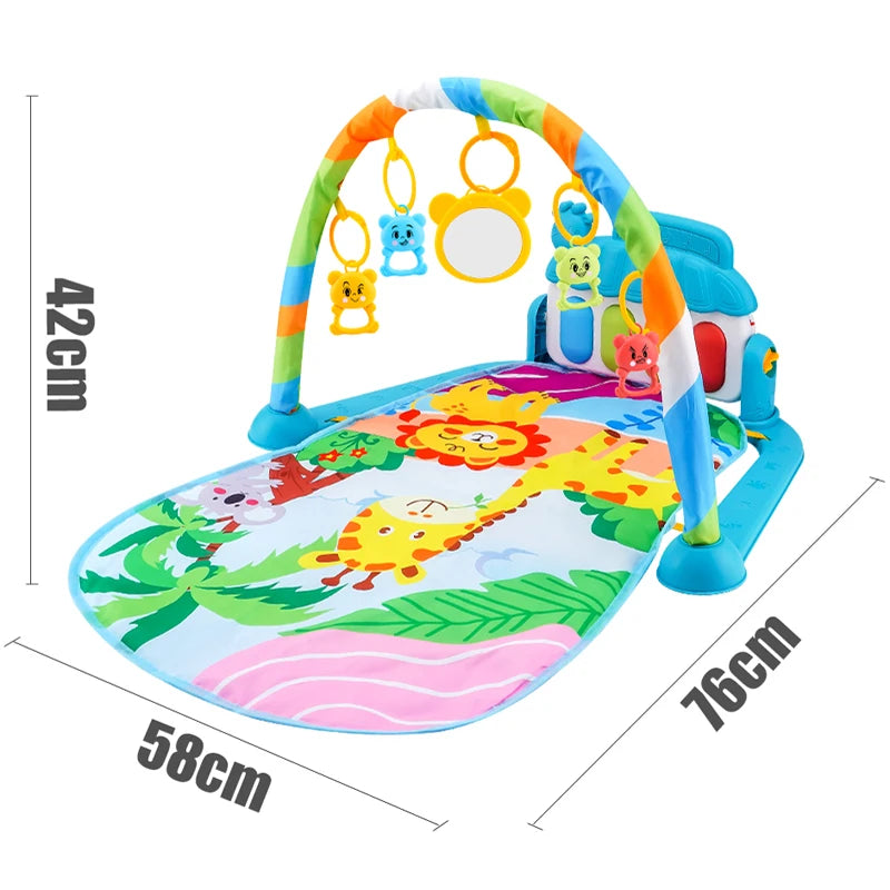 Baby Play Gym Mat with Piano & Music