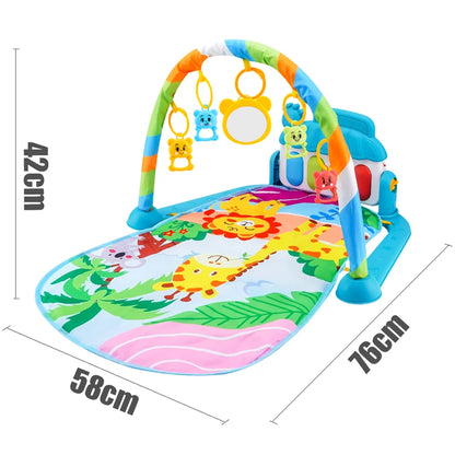Baby Play Gym Mat with Piano & Music
