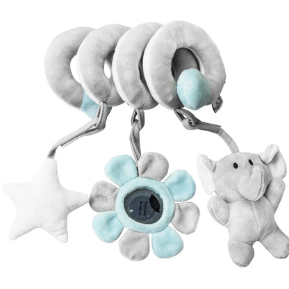 Baby Spiral Activity Bar with Mirror & Rattles