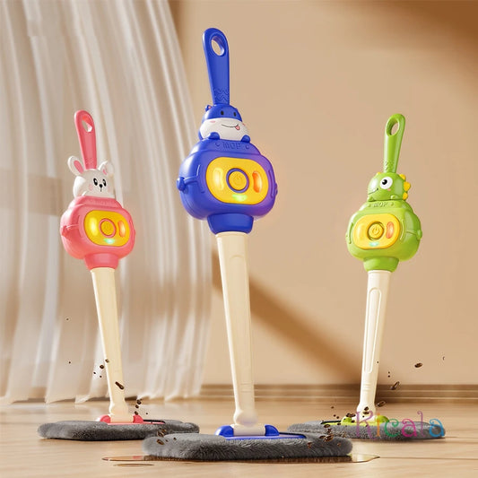 Kids Pretend Play Cleaning Mop Toy Set