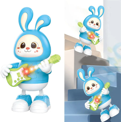 Dancing Bunny Guitarist Toy with Music & Lights