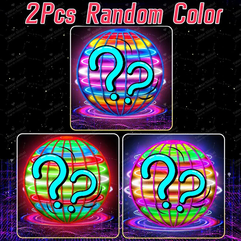 LED Flying Ball Hand-Controlled Spinner Toy