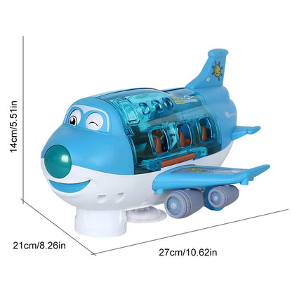 Electric Airplane & Car Model Toy with Music & Lights